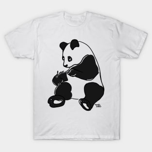 Panda inking T-Shirt